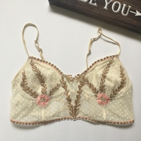 Free People Other - ⬇️$48 NWOT Free People bralete bustier crop top